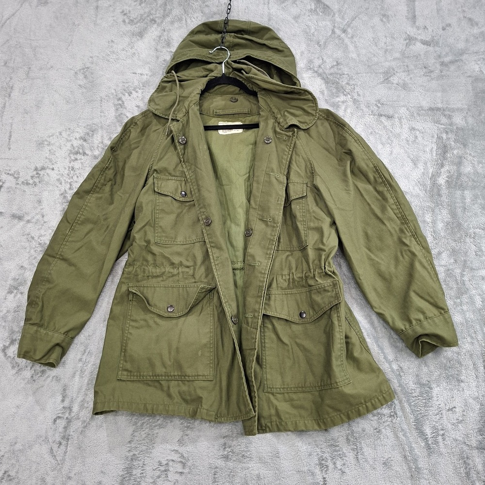 USAF OG-107 Sateen Green Jacket Military Vietnam size M Regular Vintage 60s